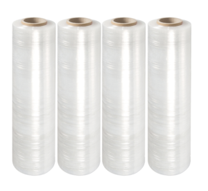 18" CLEAR Stretch Wrap – 80 Gauge - 1,500 feet